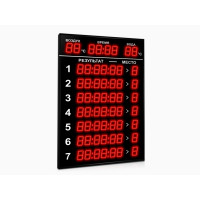 Табло для плавания Импульс 710-D10x8-L7xD10x7-T-T2