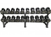 Комплект PVC гантелей 12,5-35кг (10пар) со стойкой V-Sport FTX-315.1