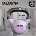 Гиря в виниловой оболочке 6 кг Fitex Pro FTX2201-6 75_75
