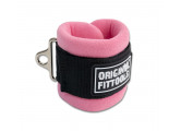 Ремень для тренировки мышц бедра и ягодиц регулируемый Original Fit.Tools FT-AS05-F0-PK розовый (F0-кольцо)