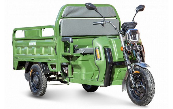 Грузовой электротрицикл RuTrike Маяк 1600 60V1000W 024454-2750 темно-зеленый 600_380