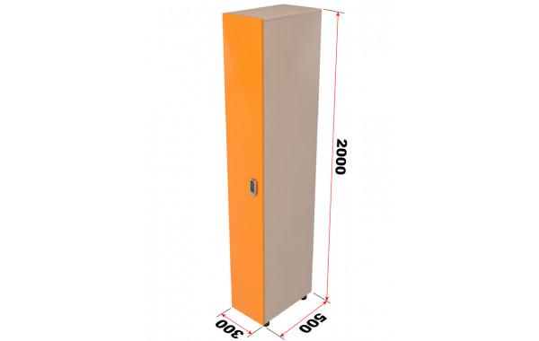 Шкаф для раздевалки ЛДСП 200х50х30(см) Glav 10.2.04 600_380