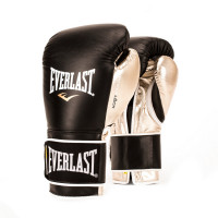 Перчатки тренировочные Everlast Powerlock 12oz P00000612 черный\золотой