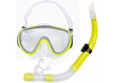 Набор для плавания взрослый Sportex маска+трубка (ПВХ) E39226 желтый
