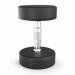 Гантель круглая обрезиненная 12,5 кг UnixFit PRO DBRND12_5PBKx2 2 шт 75_75