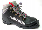 Лыжные ботинки NN75 Sport Comfort (кожа-мех) черный