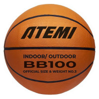 Мяч баскетбольный Atemi BB100N р.3, окруж 56-58