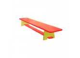 Скамейка для детского сада цветная 1300 мм Dinamika ZSO-002334