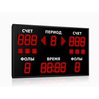 Универсальное спортивное табло Импульс 710-D10x13xN6-S6-A2
