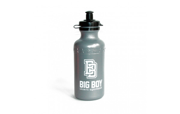 Бутылка для воды хоккейная Big Boy BB-S500, 500мл, пластик, серый 600_380