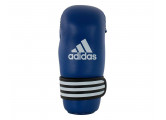 Перчатки полуконтакт Adidas WAKO Kickboxing Semi Contact Gloves синие adiWAKOG3