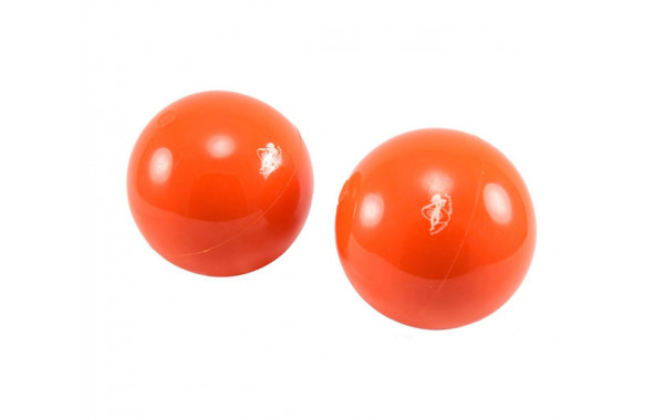 Мячи глянцевые Franklin Method 90.05 Franklin Universal, пара,10 см, оранжевый 600_380