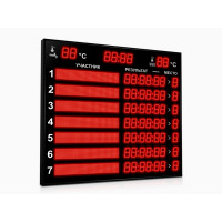 Табло для плавания Импульс 710-D10x8-L7xD10x7-L7xS10x64xP10-T-T2
