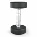 Гантель круглая обрезиненная 5 кг UnixFit PRO DBRND5PBKx2 2 шт 75_75