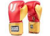 Перчатки боксерские (иск.кожа) 12ун Jabb JE-4081/US Ring красный\золото