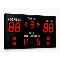 Табло для волейбола Импульс 715-D15x4-D10x3-S4-A2