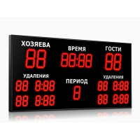 Табло для хоккея Импульс 727-D27x4-D21x5-L4xD15x5