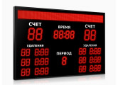 Табло для хоккея Импульс 718-D18x4-D13x5-L6xD10x5-S12x160xP10