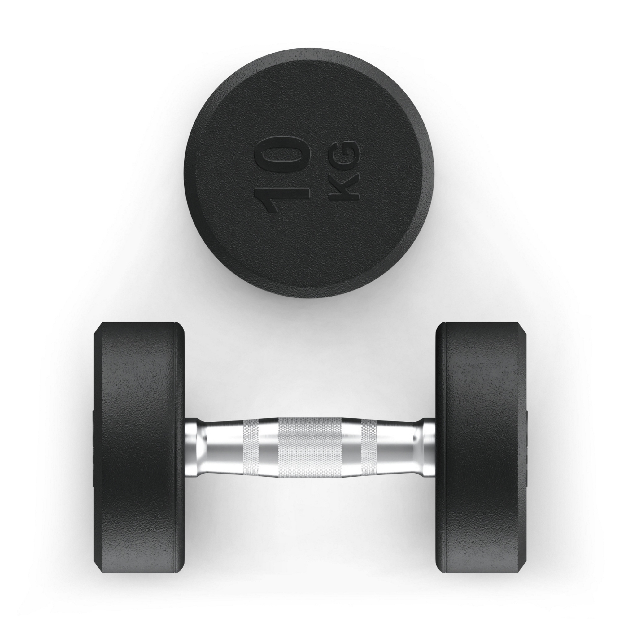 Гантель круглая обрезиненная 10 кг UnixFit PRO DBRND10PBKx2 2 шт 1999_2000