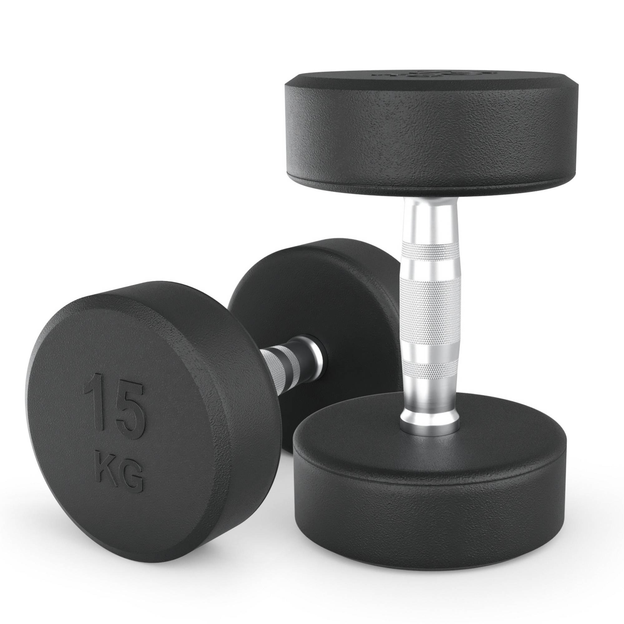 Гантель круглая обрезиненная 15 кг UnixFit PRO DBRND15PBKx2 2 шт 1999_2000