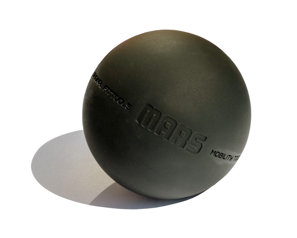 Мяч для МФР d9 см одинарный Original Fit.Tools FT-MARS-BLACK черный 999_800