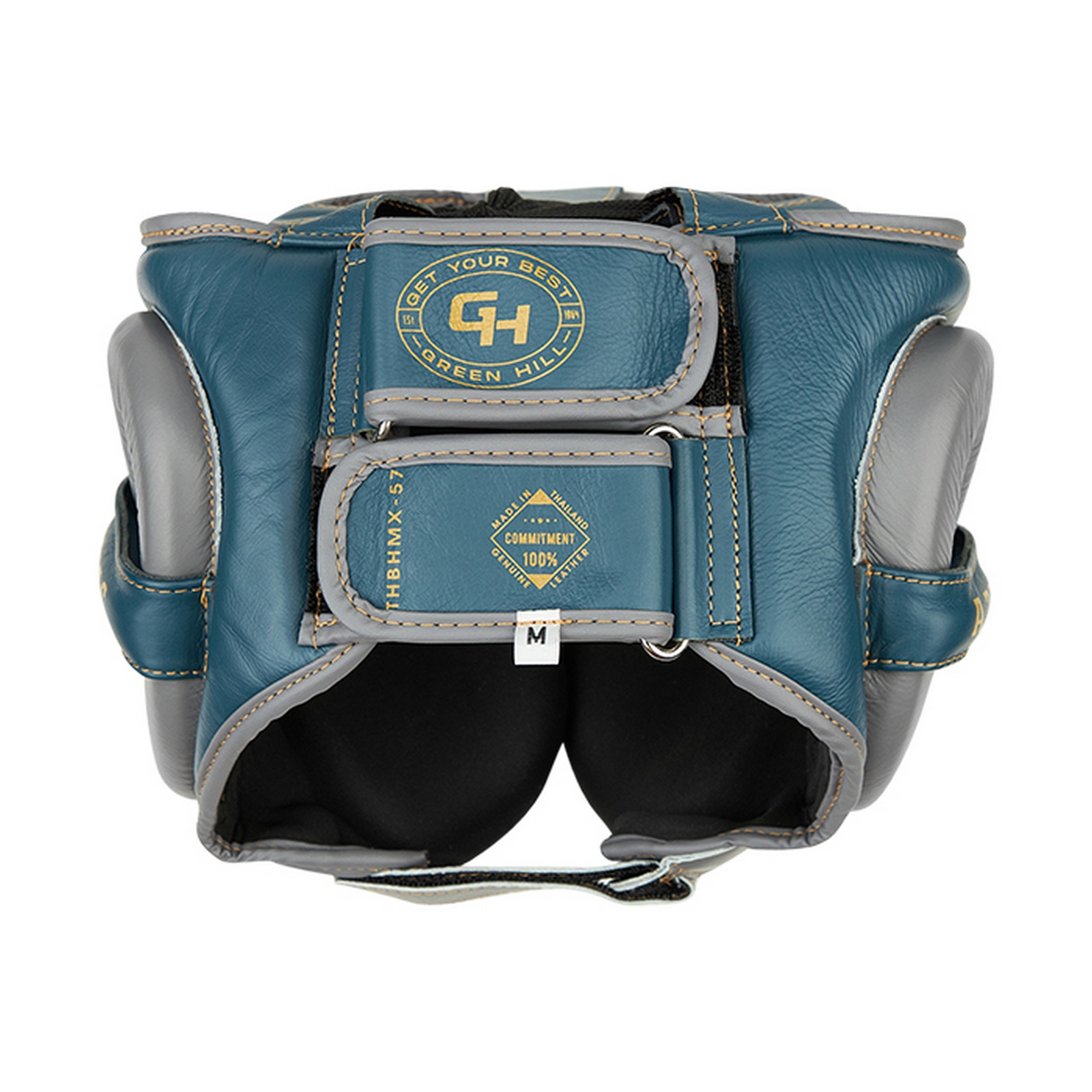 Боксерский шлем Green Hill AZTEC THBHMX-57 синий\серый 1600_1600