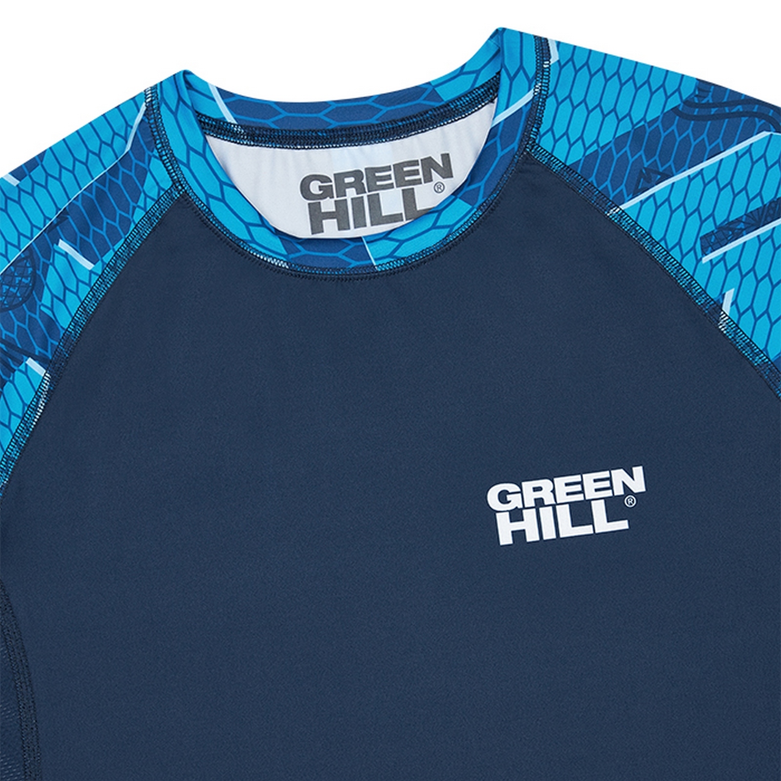 Рашгард Green Hill СОЮЗ ММА РОССИИ RGR MMU-035 синий 1600_1600