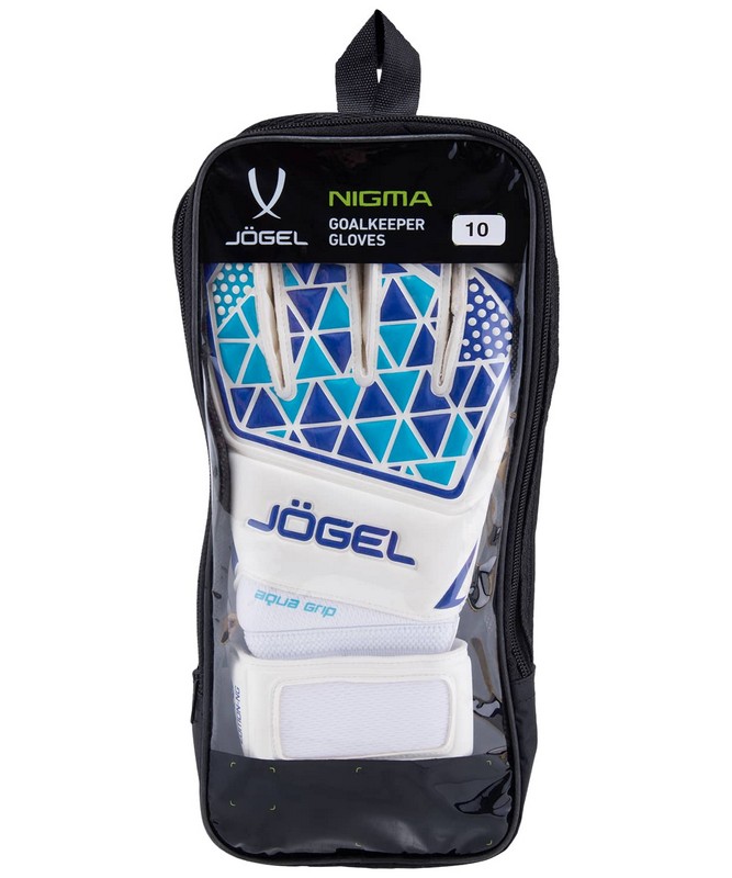 Перчатки вратарские Jogel NIGMA Pro Edition-NG Roll Negative, белый 667_800