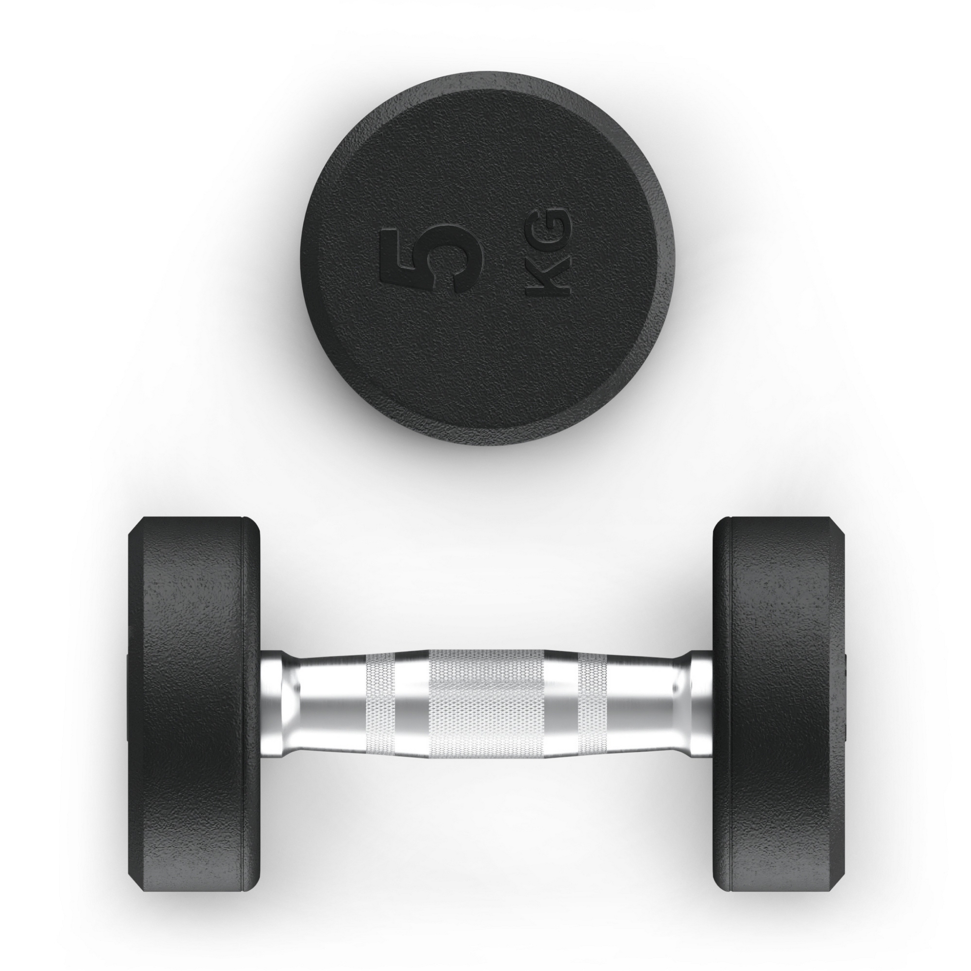 Гантель круглая обрезиненная 5 кг UnixFit PRO DBRND5PBKx2 2 шт 1999_2000
