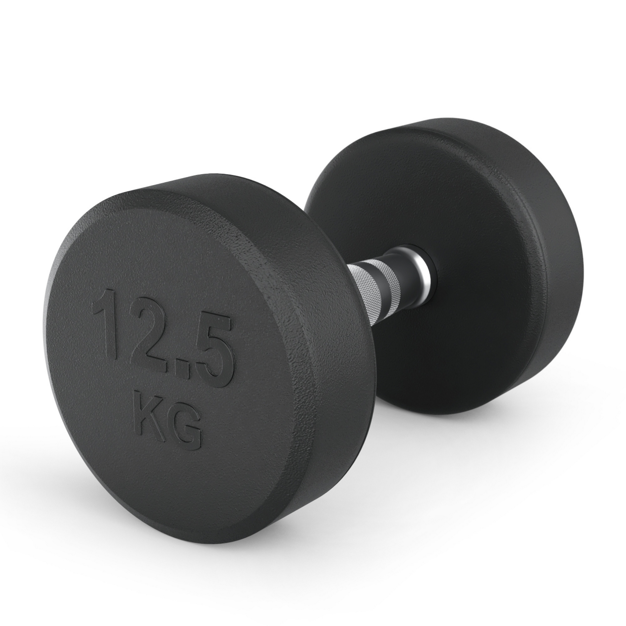 Гантель круглая обрезиненная 12,5 кг UnixFit PRO DBRND12_5PBKx2 2 шт 1999_2000