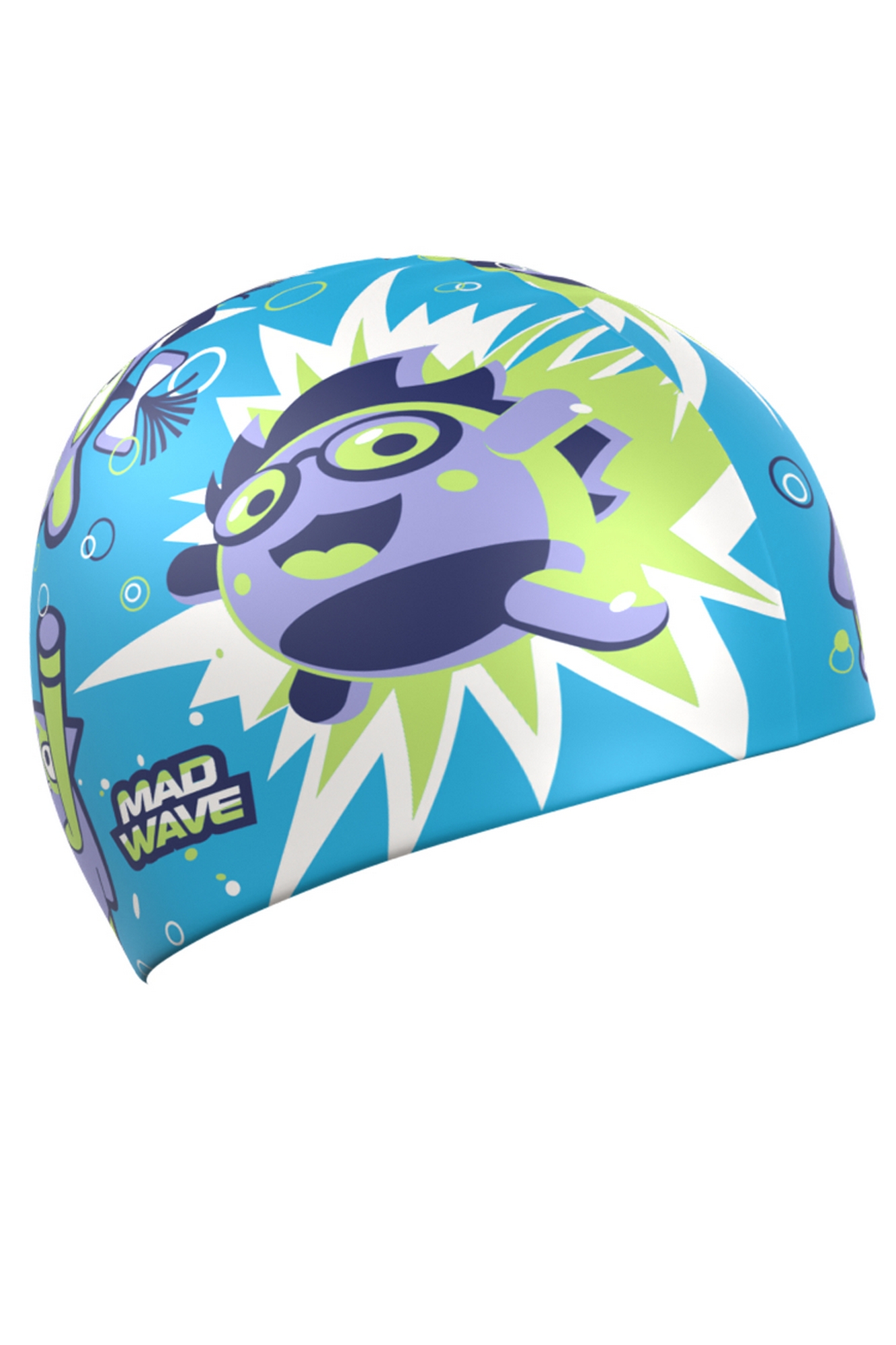Юниорская силиконовая шапочка Mad Wave Mad Bubble cap M0574 20 0 04W 1333_2000