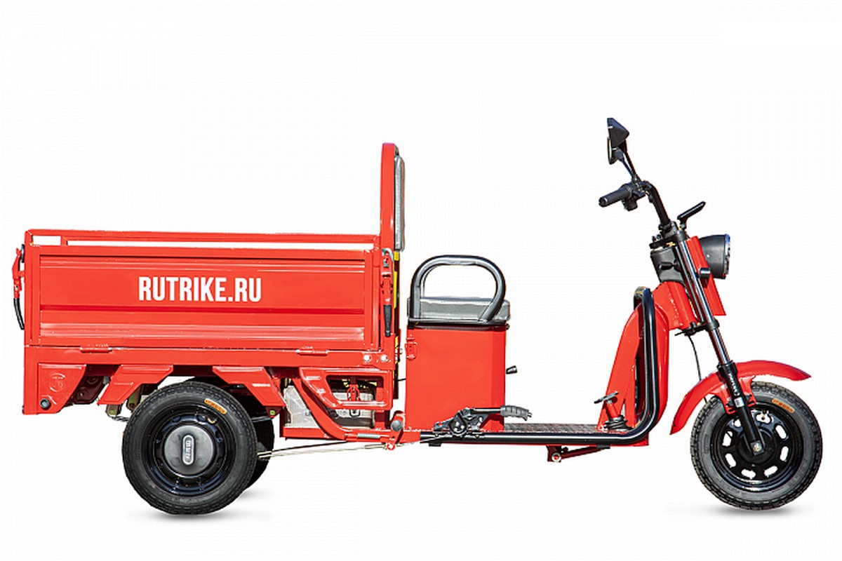 Грузовой электротрицикл RuTrike Амулет 1100 60V650W 024450-2742 красный 1200_800