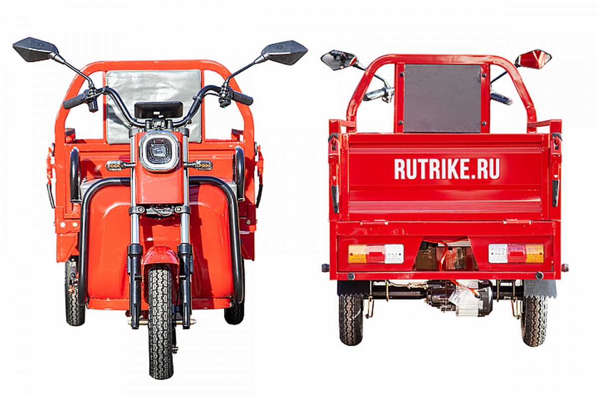 Грузовой электротрицикл RuTrike Амулет 1100 60V650W 024450-2742 красный 1200_800