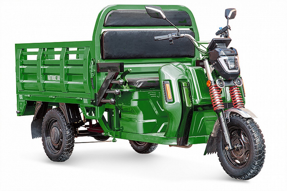 Грузовой электротрицикл RuTrike Антей Pro 1500 60V1200W 024455-2790 темно-зеленый 1200_800