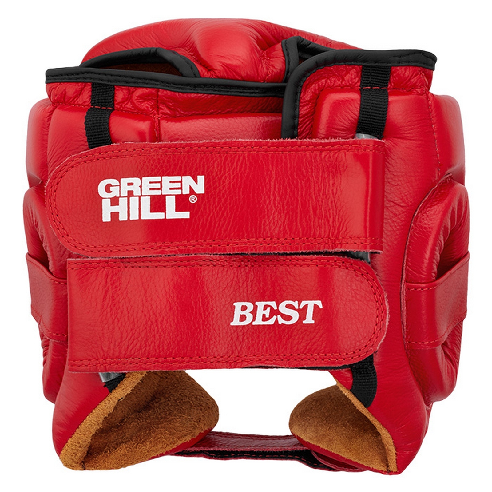 Кикбоксерский шлем Green Hill BEST HGB-4016 красный 1600_1600