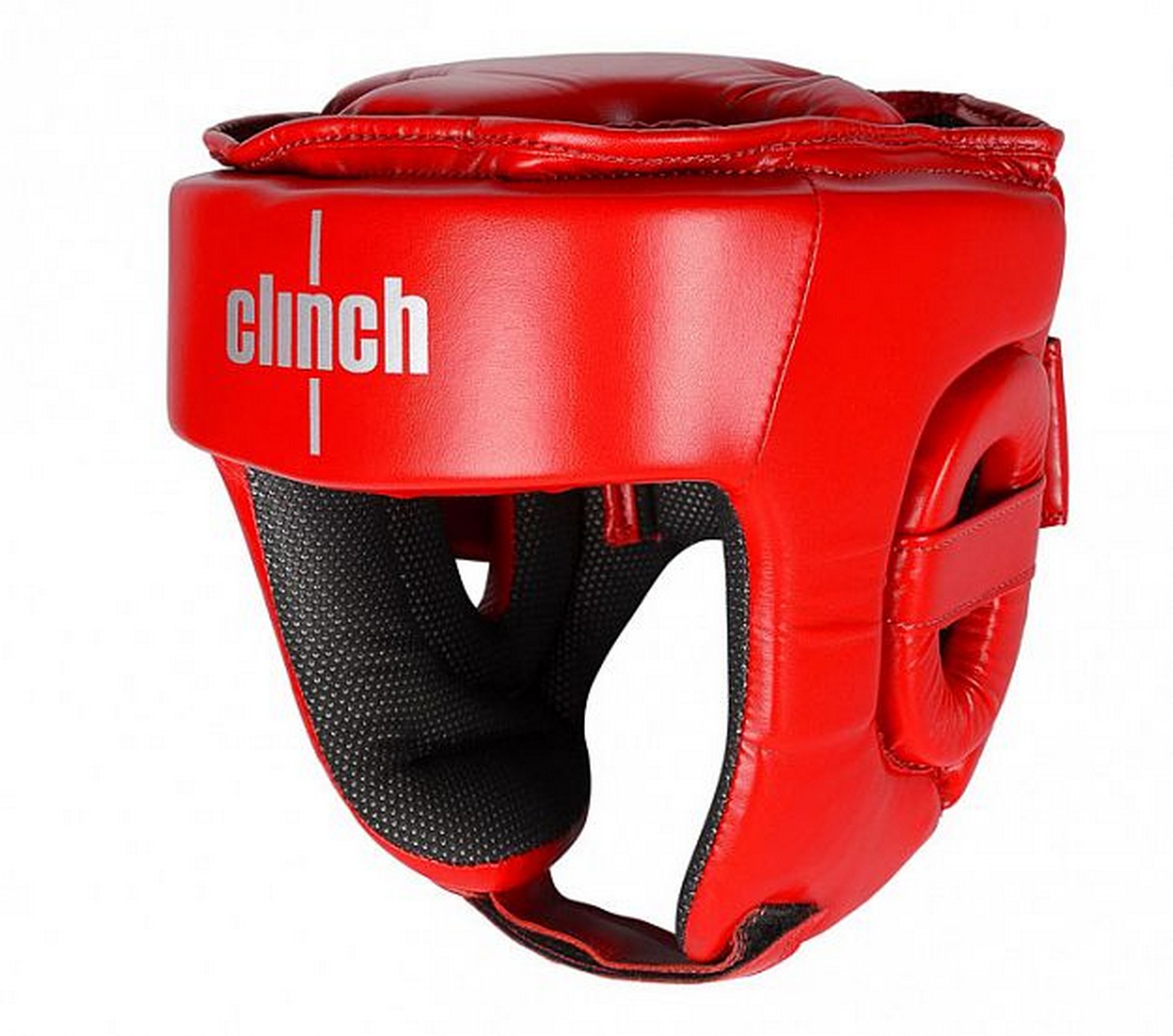Шлем для единоборств Clinch Helmet Kick C142 красный 2000_1767