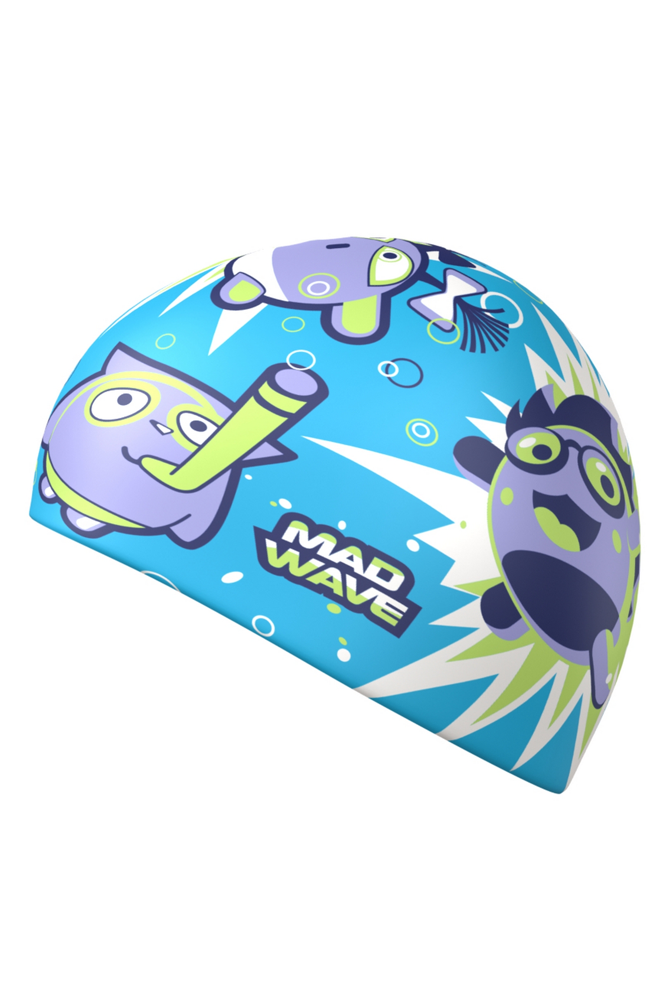 Юниорская силиконовая шапочка Mad Wave Mad Bubble cap M0574 20 0 04W 1333_2000