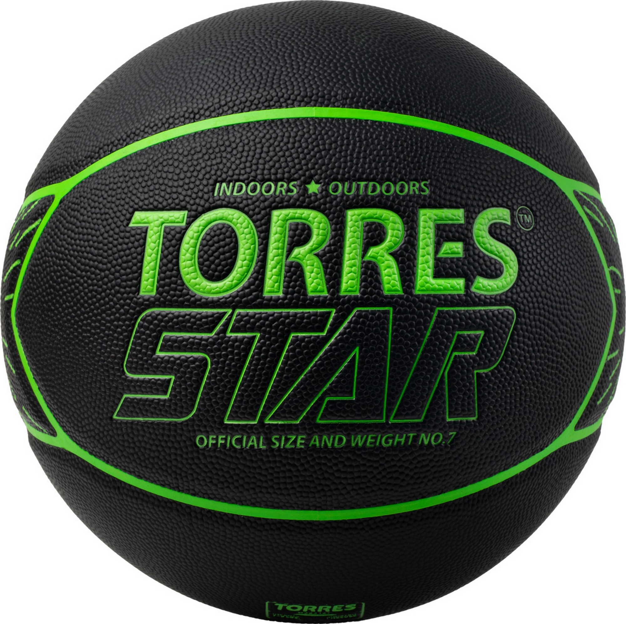 Мяч баскетбольный Torres Star B323127 р.7 2000_1995