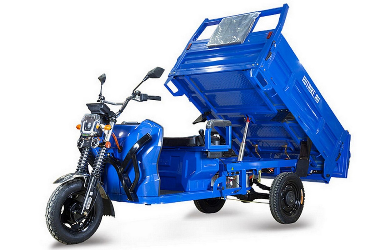Грузовой электрический трицикл RuTrike D5 1700 гидравлика (60V1200W) 024732-2797 серый 1200_800