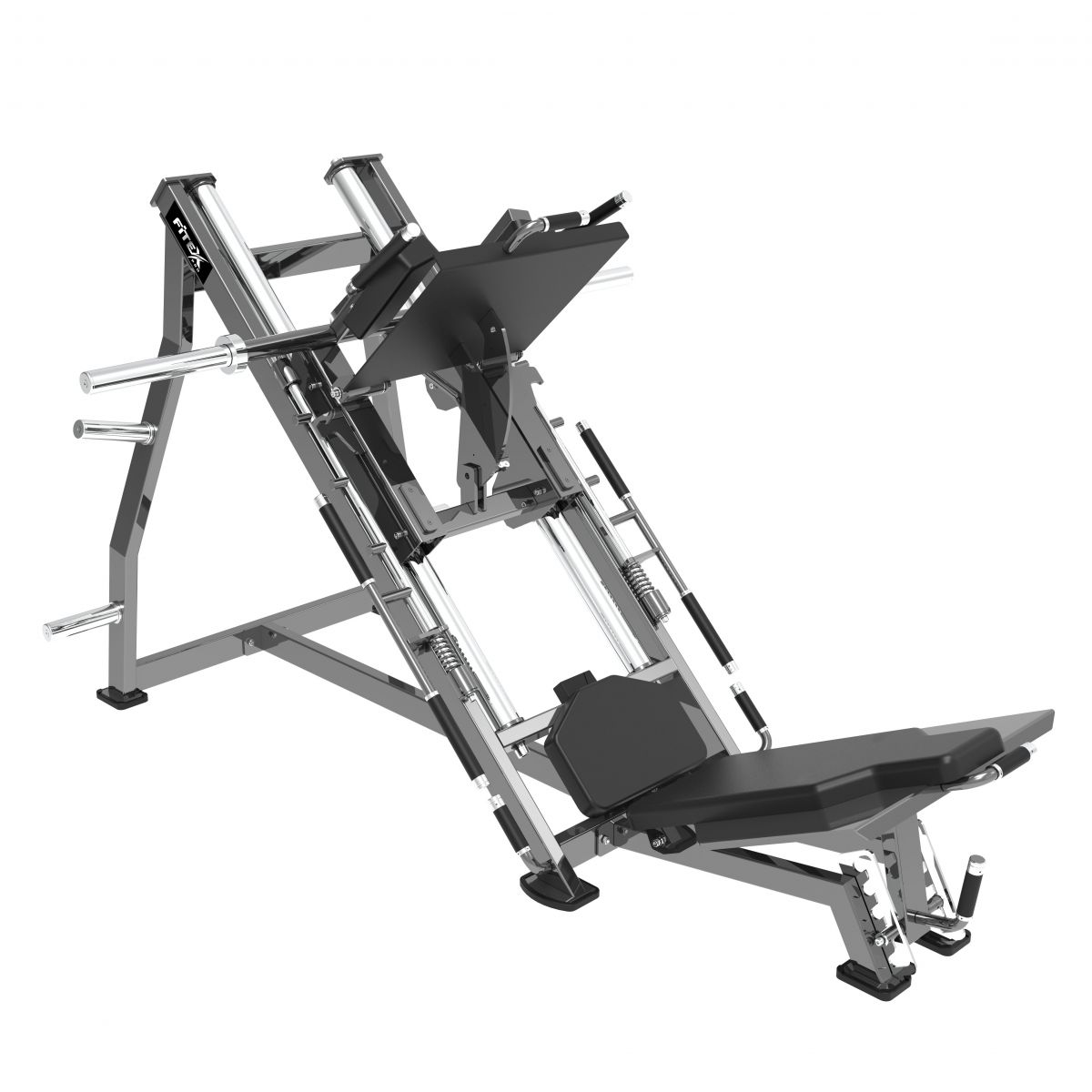 Жим ногами - Гакк машина (комбинированный) Fitex Pro FTX-82034G 1200_1200