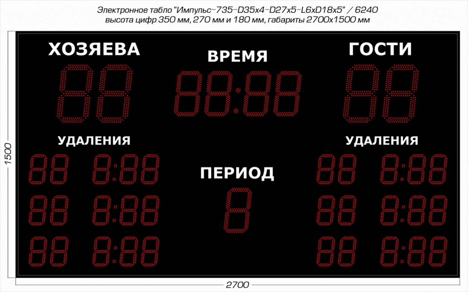 Табло для хоккея Импульс 735-D35x4-D27x5-L6xD18x5 1500_936
