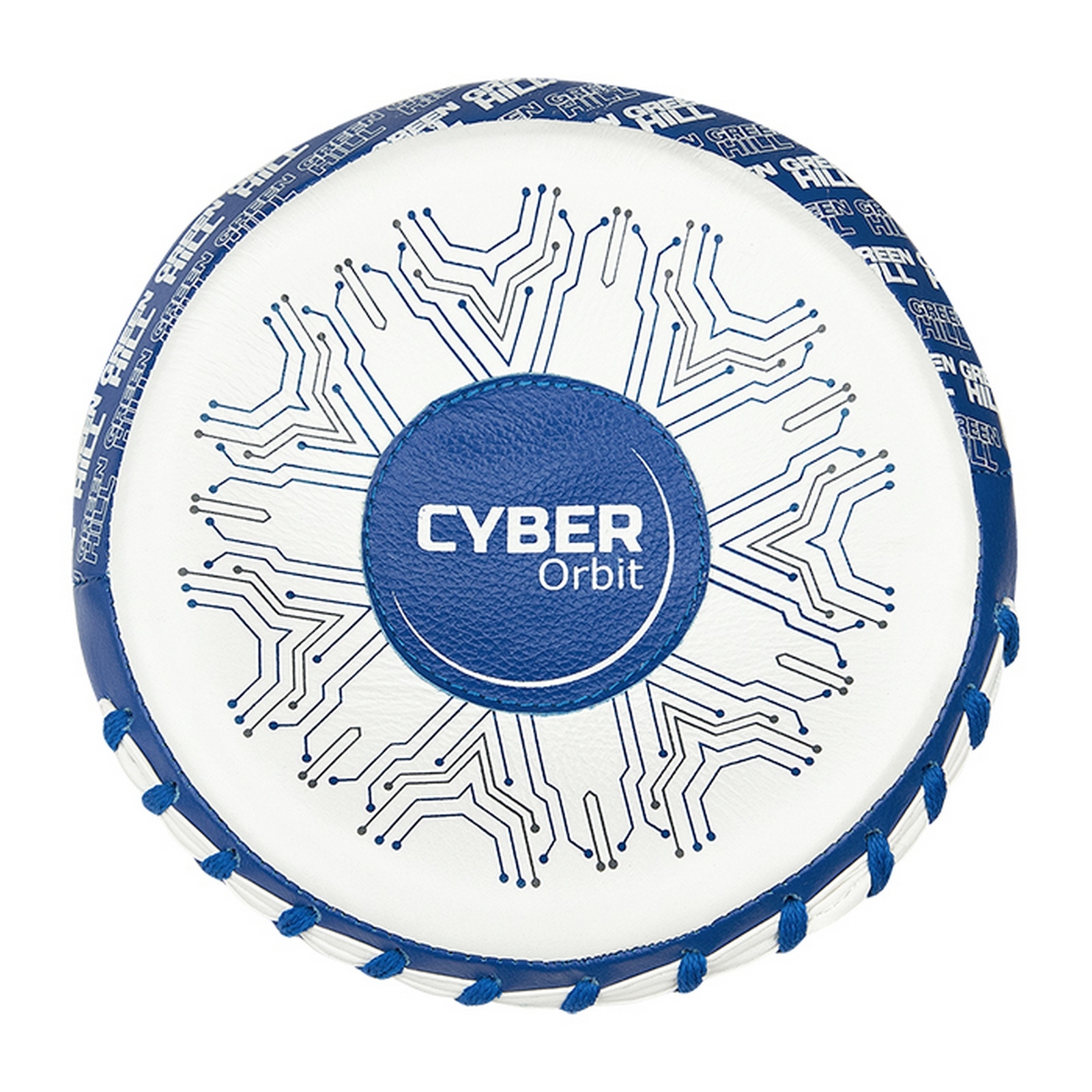 Боксёрские Лапы малые Green Hill CYBER ORBIT FMCO-2021-0019 бело-синий 1600_1600