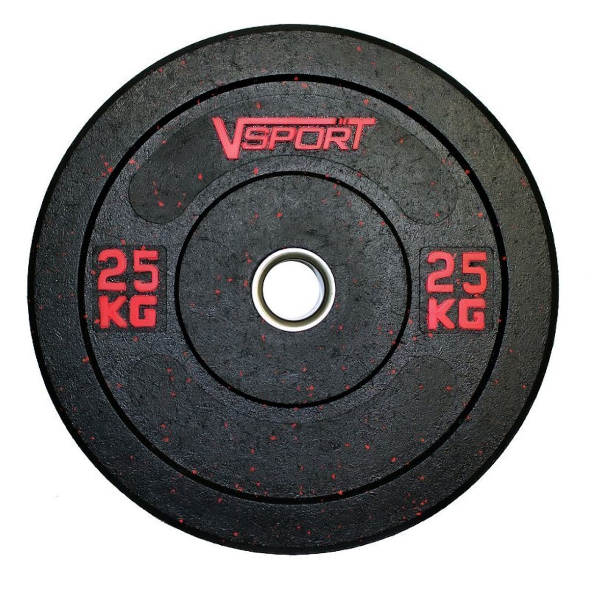 Диск бамперный 25кг V-Sport FTX-1037-25 черный 1200_1200