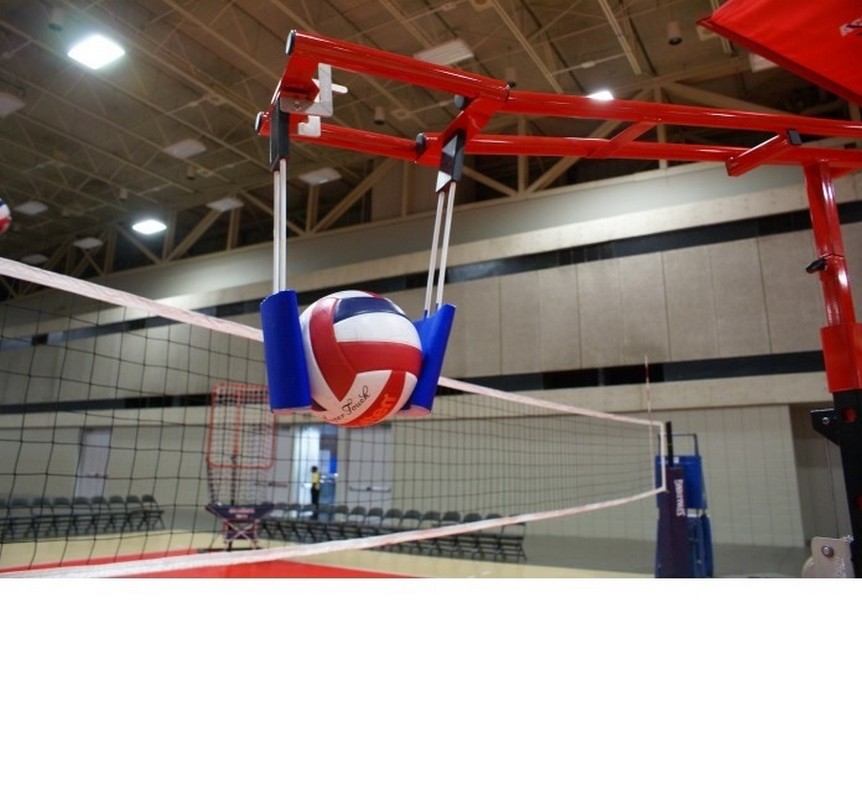 Тренажер для отработки удара в волейболе с автоматической подачей мячей Hercules 5349 862_800