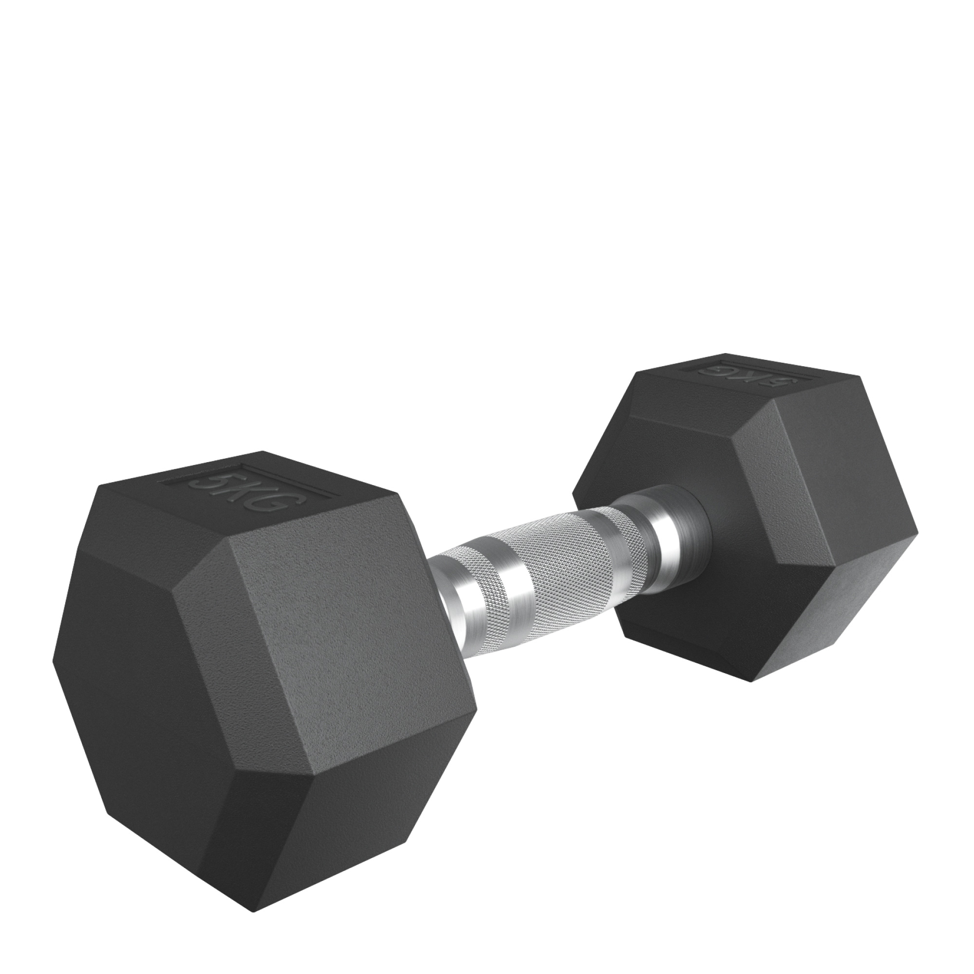 Гантель гексагональная обрезиненная 5 кг UnixFit DBHEX5x2 2 шт 2000_2000