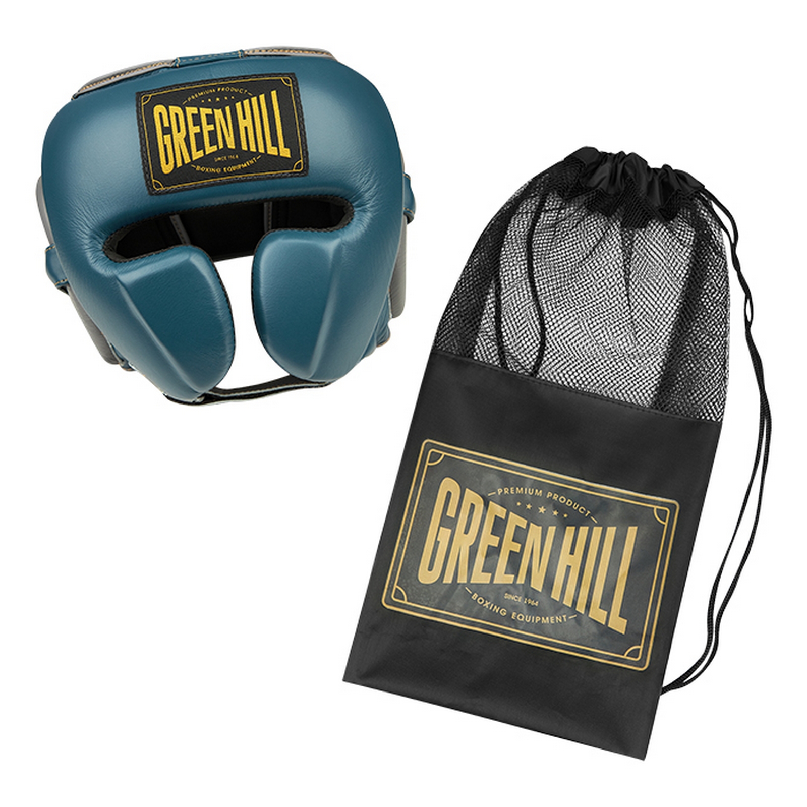 Боксерский шлем Green Hill AZTEC THBHMX-57 синий\серый 1600_1600