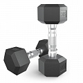 Гантель гексагональная обрезиненная 5 кг UnixFit DBHEX5x2 2 шт 120_120