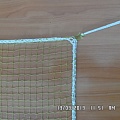 Сетка для бадминтона ФСИ нить 1,5 мм, 76x600 cм, яч.20 мм 100115 черный 120_120