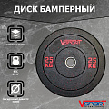 Диск бамперный 25кг V-Sport FTX-1037-25 черный 120_120