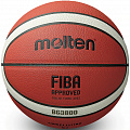 Мяч баскетбольный Molten B6G3800-1 р.6, FIBA Appr, синт.комп.кожа (ПУ),12 пан,бут.кам,нейл.корд,кор-беж-чер 120_120